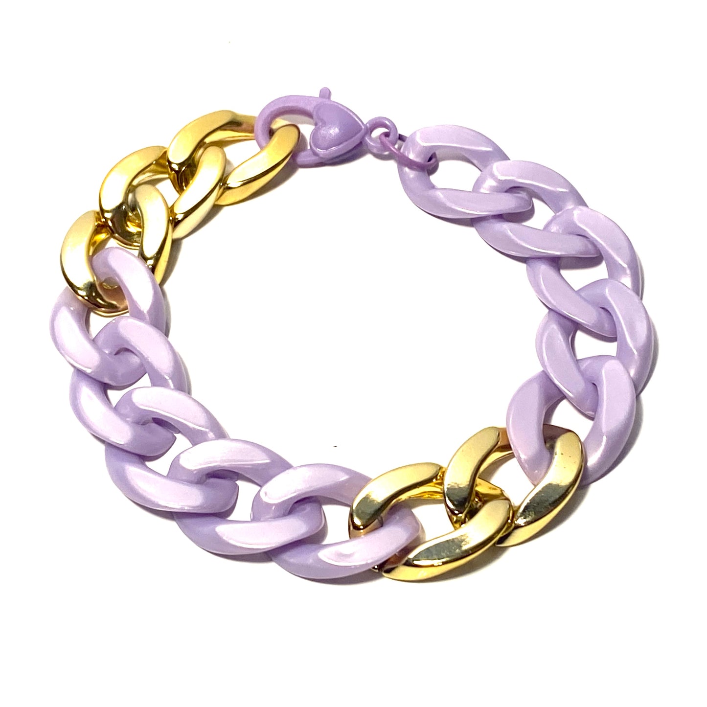 Large plastic chain Purple