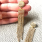 Cubic zirconia Tassels