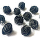 Foam roses black
