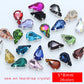 Droppformade strass stenar man syr fast