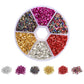 Broken glass decoration in different colors 