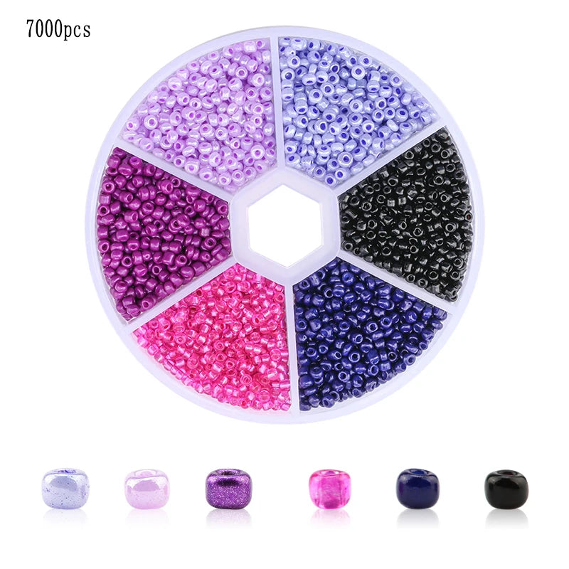 Pärllådor med Seed Beads 2 mm