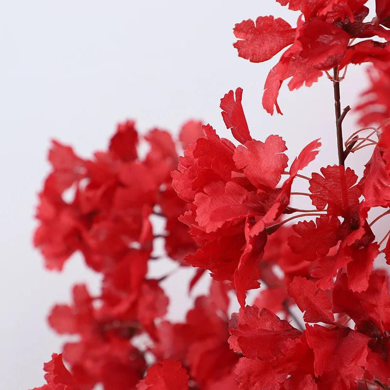 Långa plast blommor