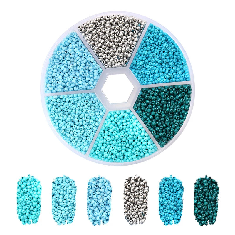 Pärllådor med Seed Beads 2 mm