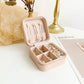 multi-tiered leather jewelry box