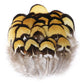50-pack of small patterned feathers
