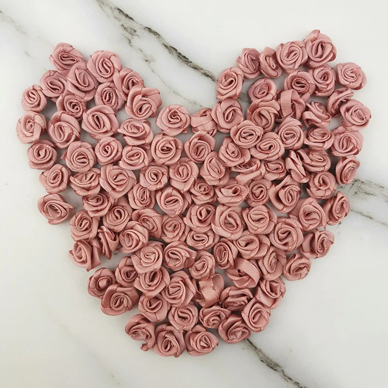 (Mini tyg blommor