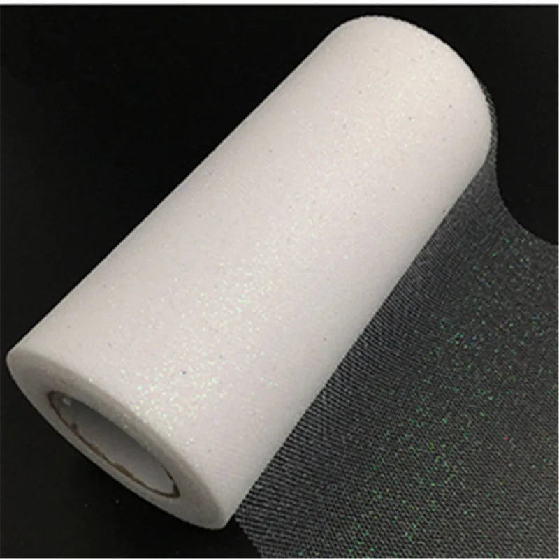 Tulle shiny fabric 22m