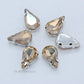 Droppformade strass stenar man syr fast