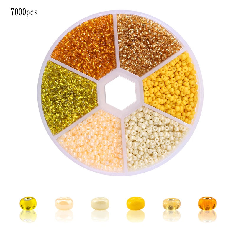 Pärllådor med Seed Beads 2 mm