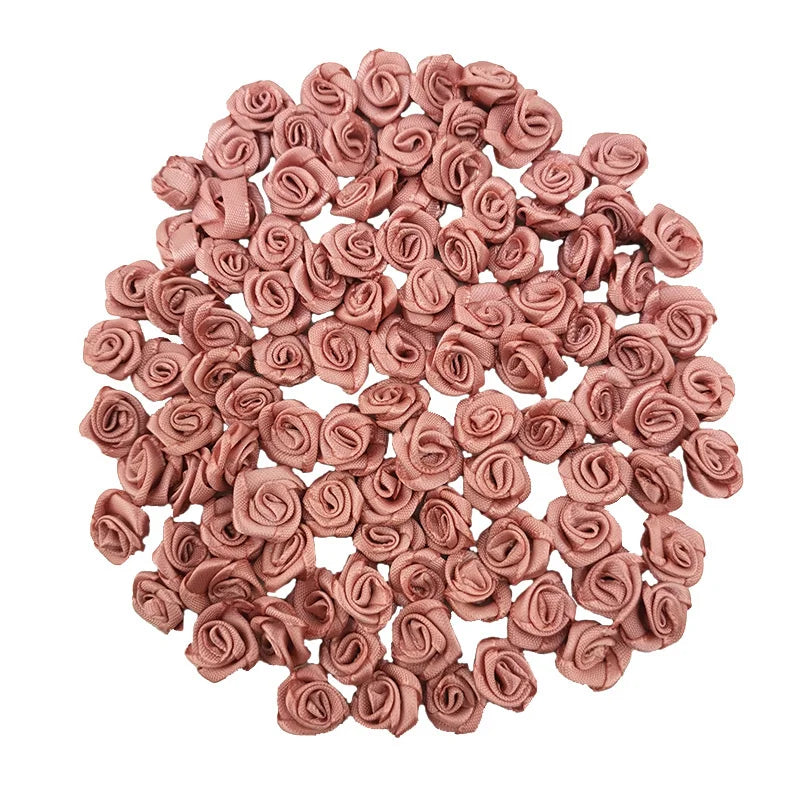 (Mini tyg blommor