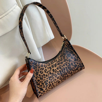 axelrem väska leopard ,ko mönster och zebra