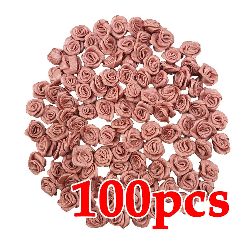 (Mini tyg blommor