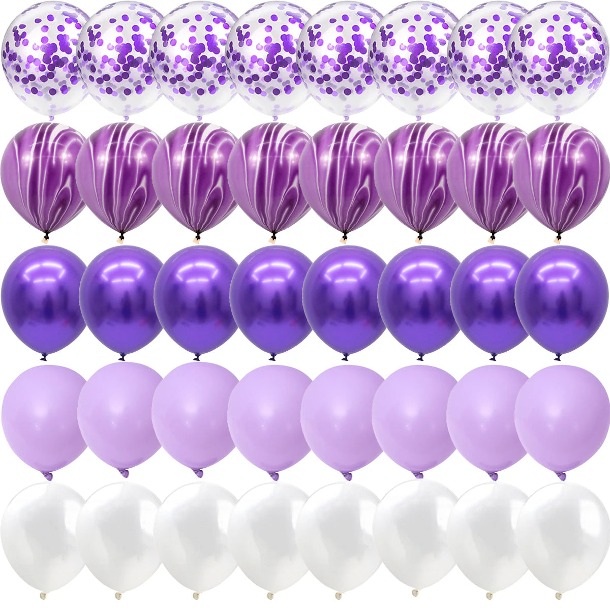 20-40st ballong paket olika färger