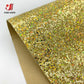 Leather fabric with glitter in different colors 