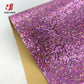 Leather fabric with glitter in different colors 