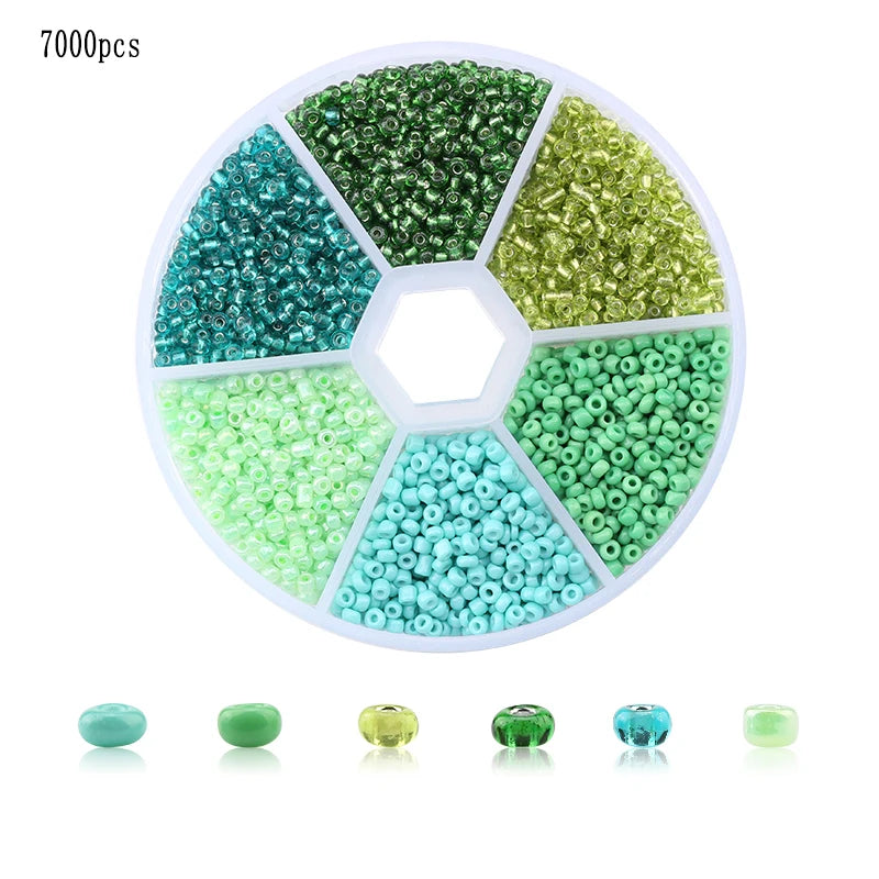 Pärllådor med Seed Beads 2 mm