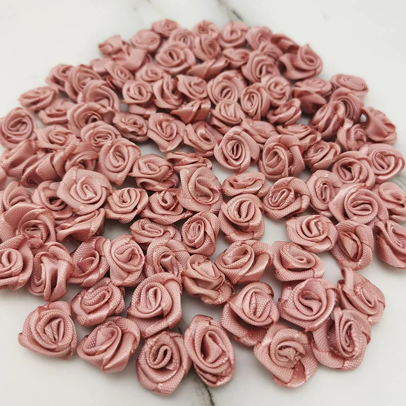 (Mini tyg blommor