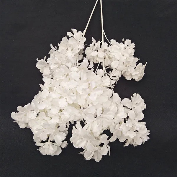 Långa plast blommor