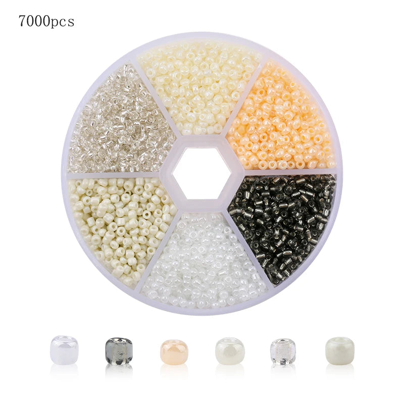 Pärllådor med Seed Beads 2 mm