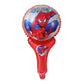 Olika ballonger med spindelmannen