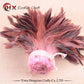 100pcs Two colored rooster feathers