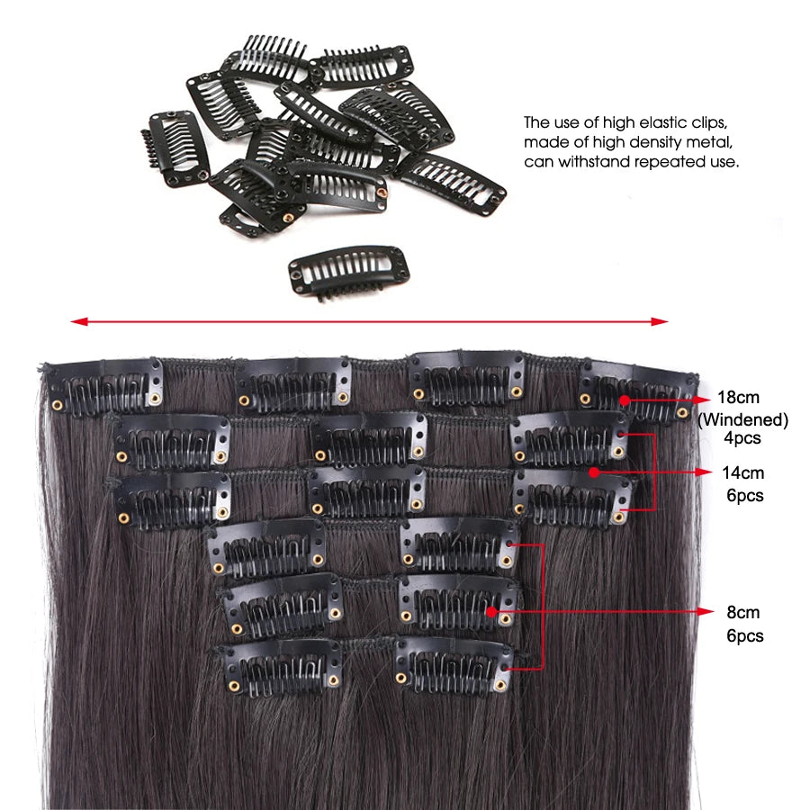 Hair extensions rakt/ lockigt