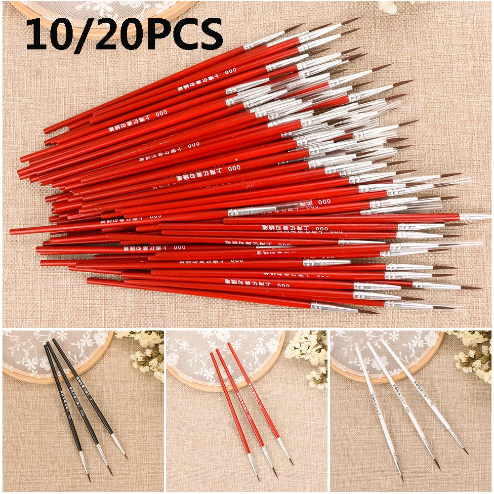 10-pack of narrow brushes