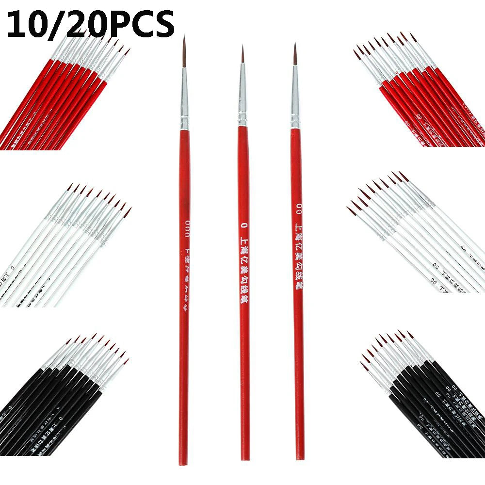 10-pack of narrow brushes