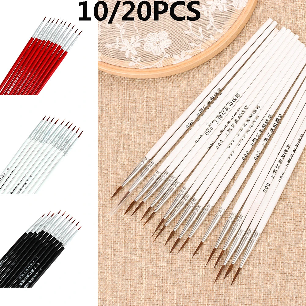 10-pack of narrow brushes