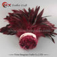 100pcs Two colored rooster feathers
