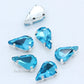 Droppformade strass stenar man syr fast