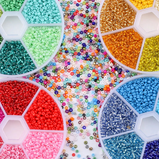 Pärllådor med Seed Beads 2 mm
