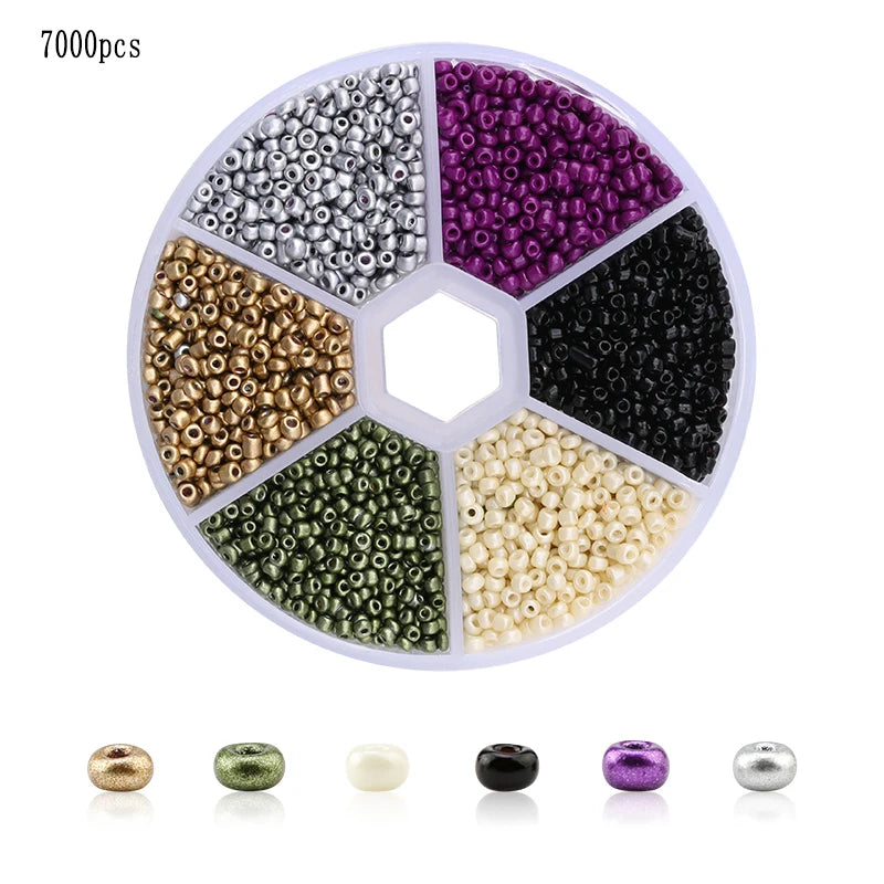 Pärllådor med Seed Beads 2 mm