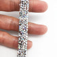 Strass band hot fix mixade färger