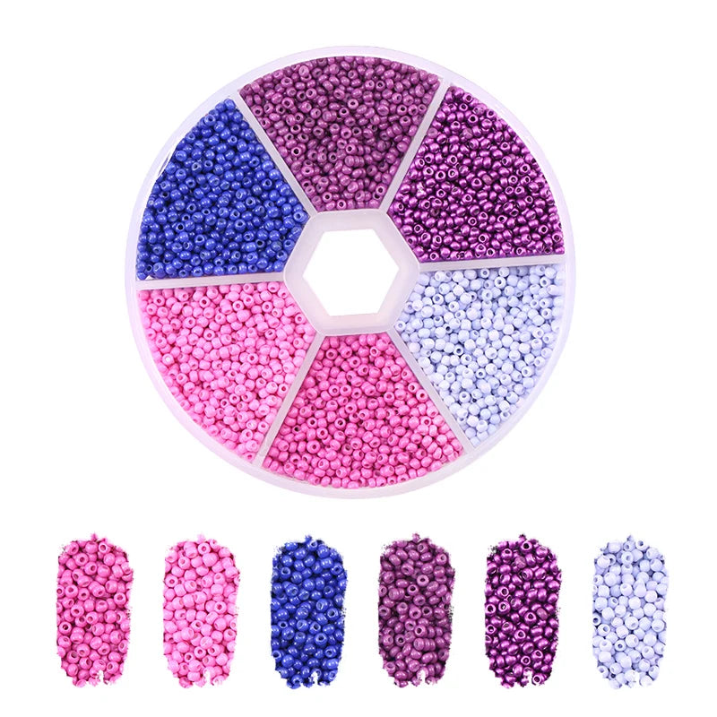 Pärllådor med Seed Beads 2 mm