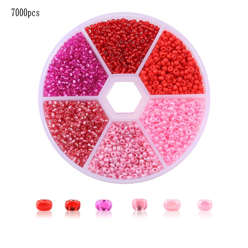 Pärllådor med Seed Beads 2 mm