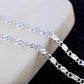 Halsband med Länk-kedja platinum