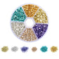 Broken glass decoration in different colors 