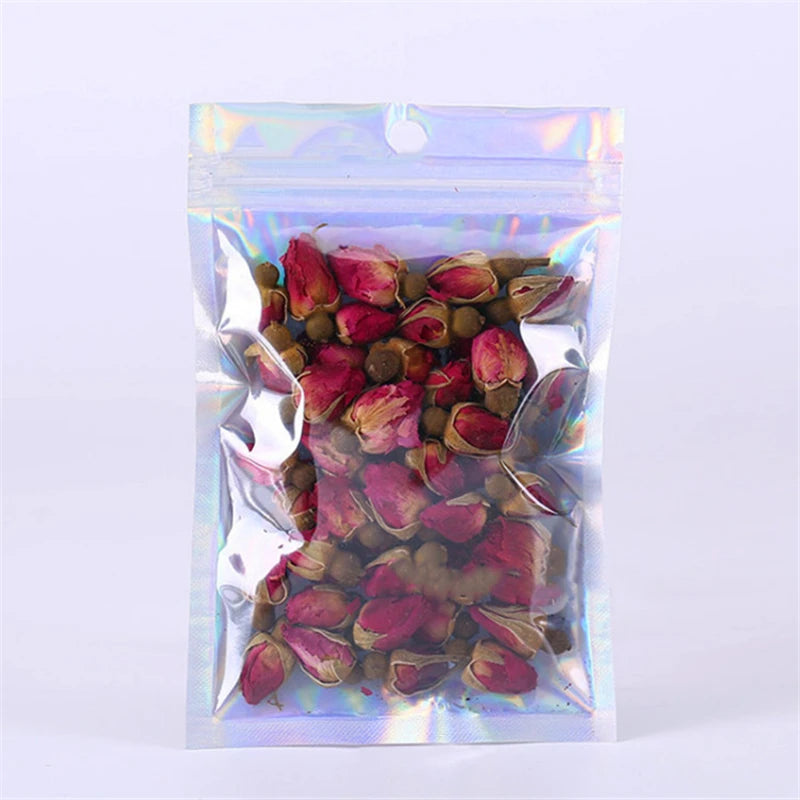 Zip lock påsar i metallic Lila