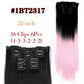 Hair extensions rakt/ lockigt