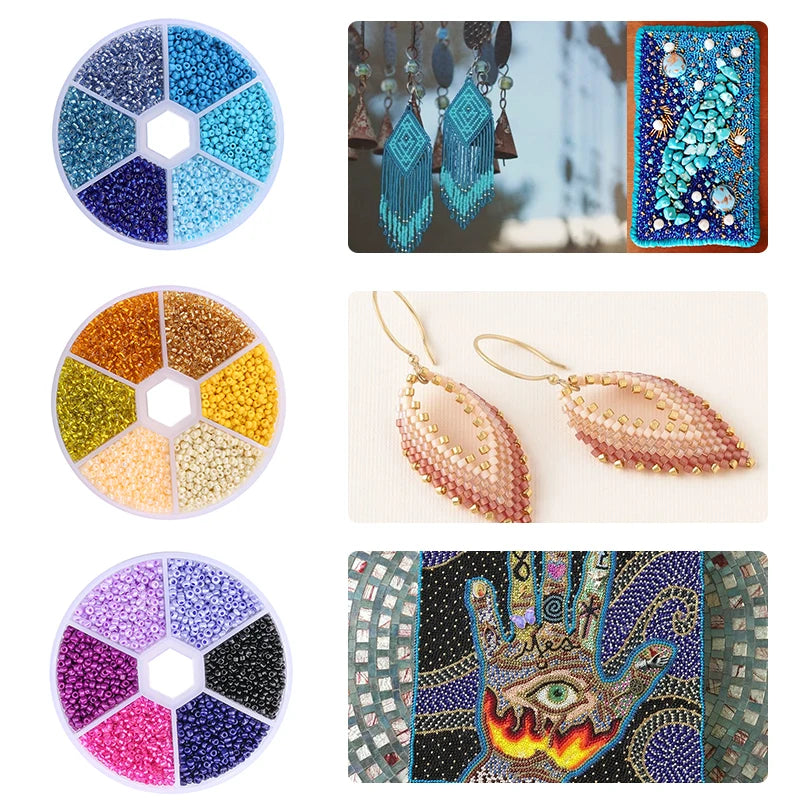 Pärllådor med Seed Beads 2 mm
