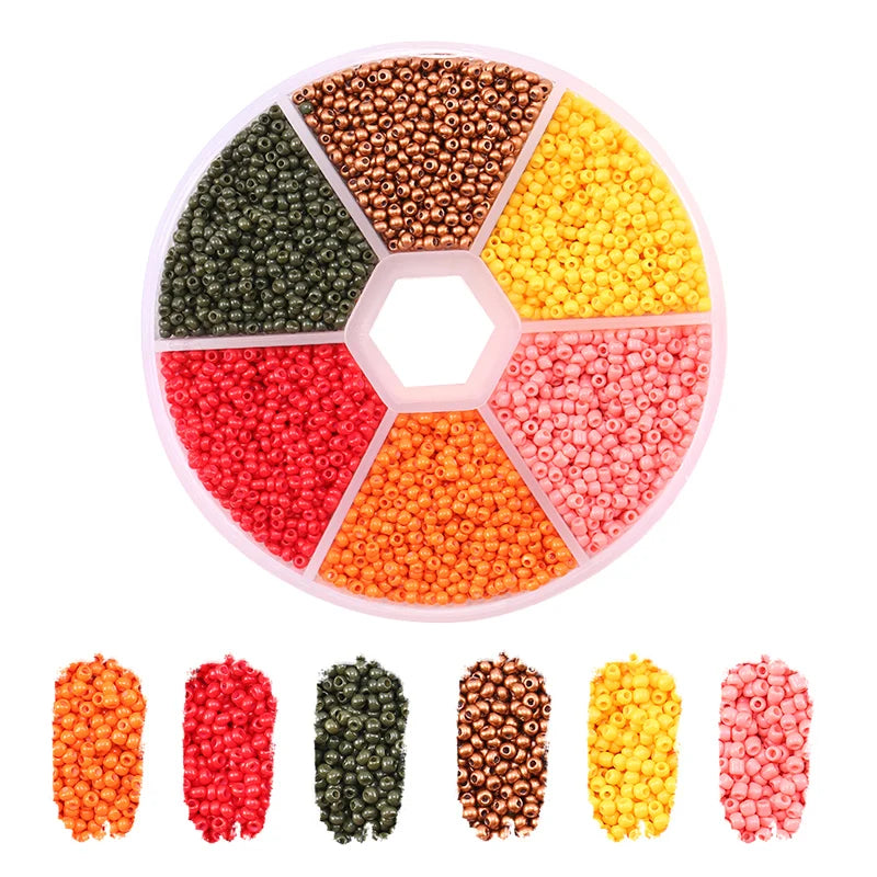 Pärllådor med Seed Beads 2 mm