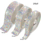 Strasstejp Silver Multicolor