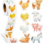 Stickers with different animals