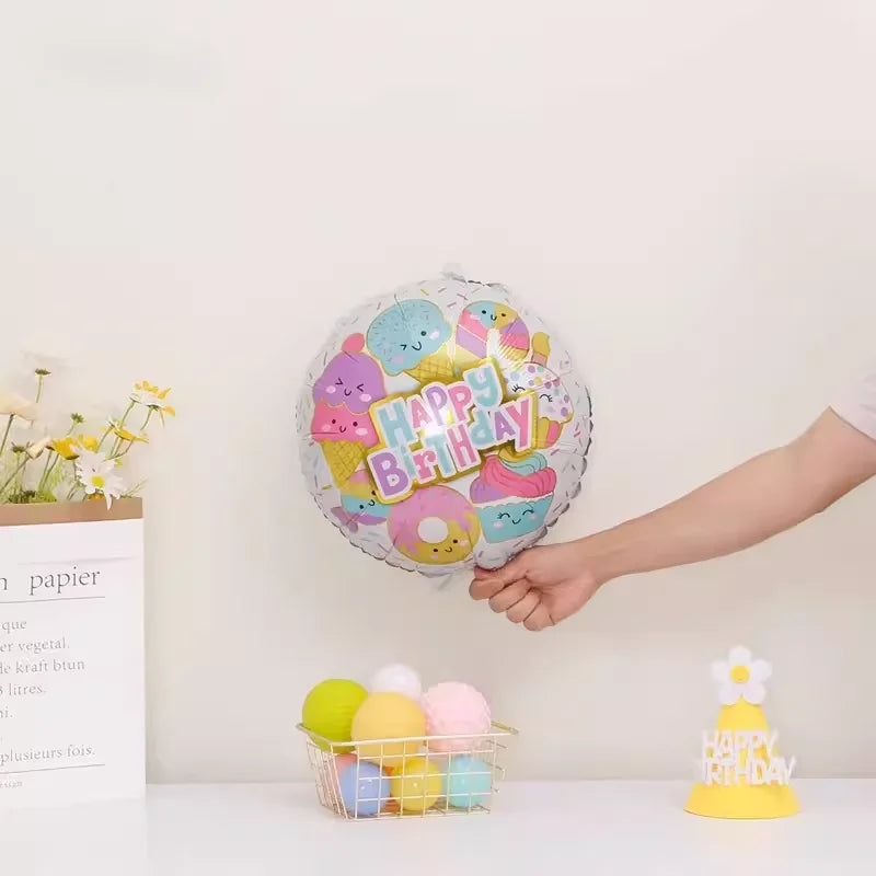 7-pack ballonger med godis& glass