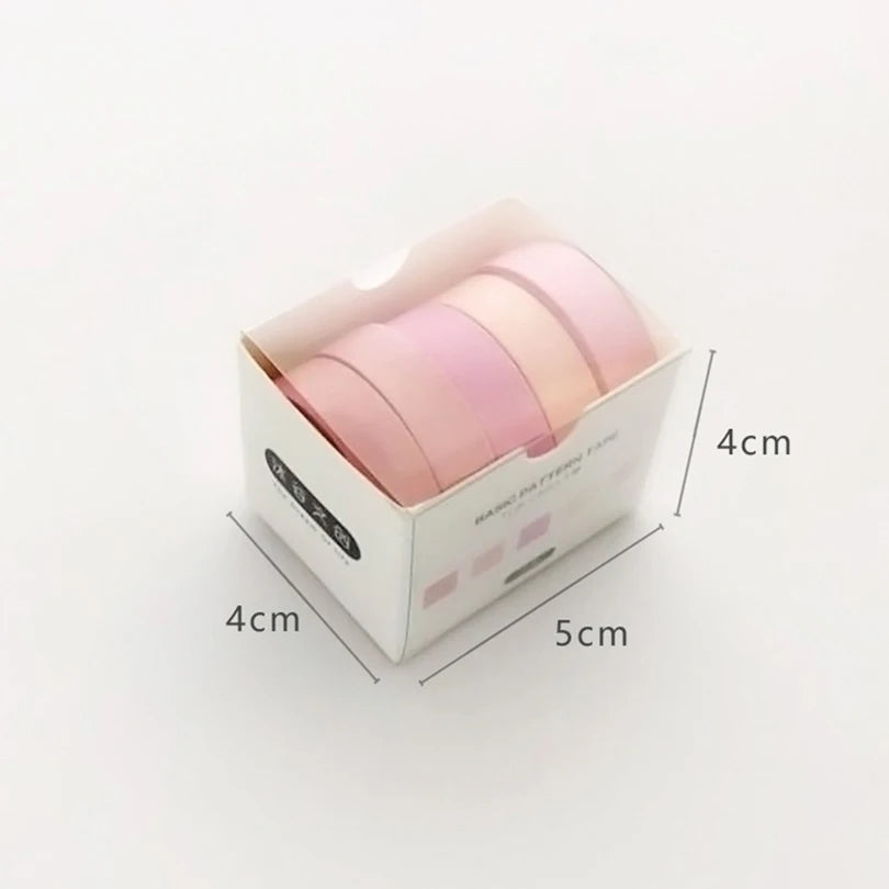 5-pack mönstrad scrapbooking tejp