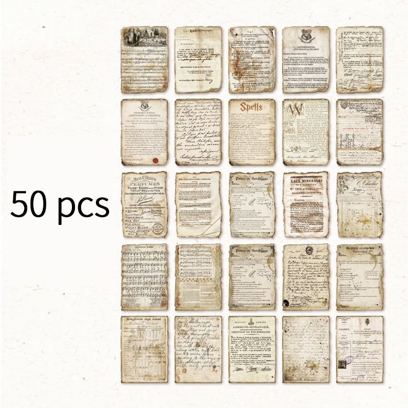 50st vintage scrapbooking papper