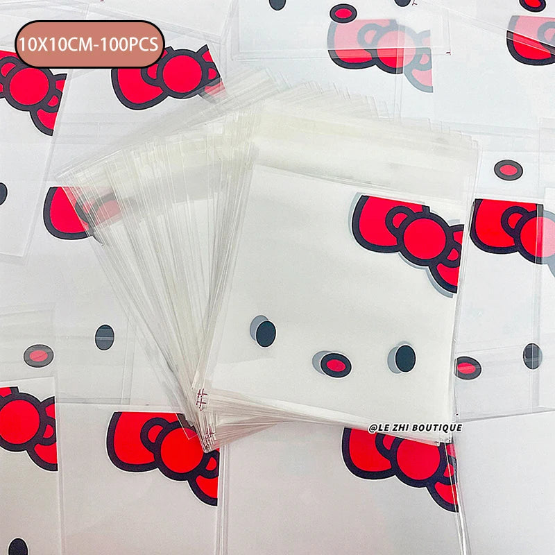 100-pack Hello Kitty cellofan påsar