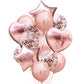 Ballong kit 14-pack metallic och paljett ballong